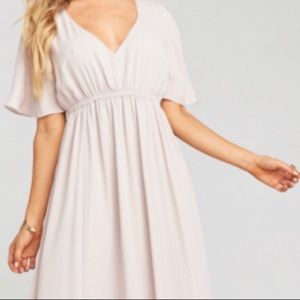 Emily Empire Maxi Bridesmaid Dress